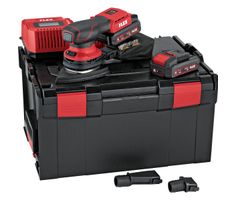 FLEX ODE 2-100 SET Accu Delta  Lijadora con Maletín 18 Voltios