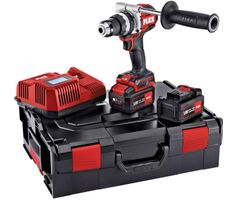 Ensemble de Perceuse sans fil + Batteries 18 Volts et Chargeur rapide en coffret Systainer de FLEX PD 2G 18.0-EC-HD/5.0