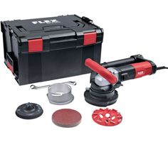KIT FLEX RE 16-5 115 Lijadora de hormigón E-Jet en Systainer + Disco diamantado y accesorios