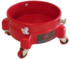 Grit Guard Carrello Per Secchi Da Lavaggio - Rosso