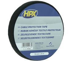 HPX Linen Tape BLACK 19mm - 25 meter