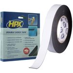HPX Dwustronna Taśma Piankowa CZARNY 25 mm - 10 metrów