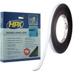 HPX Dwustronna Taśma Piankowa CZARNY 9 mm - 10 metrów