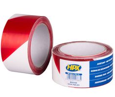 HPX Rood Wit Lint 50mm - 100 meter