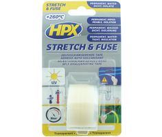 HPX Stretch & Fuse Isolatietape TRANSPARANT 25mm x 1,8 meter