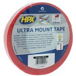 HPX Ultra Thin Double-Sided Tape TRANSPARANT 19mm - 50 meter