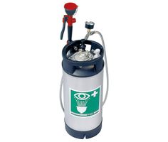 HUGHES STD-38G tragbare Notdusche für Augen, Gesicht und Körper - 15 Liter