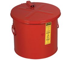 JUSTRITE Contenitore Liquidi Per Pezzi Ad Immersione - Rosso 30lt