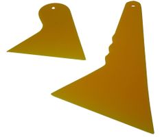 Deluxe Plastic Spatulas with Grip - Set