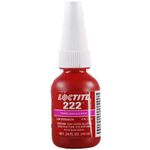 LOCTITE 222 Środek do Zabezpieczania Gwintów Fioletowy 10ml - Niska Wytrzymałość