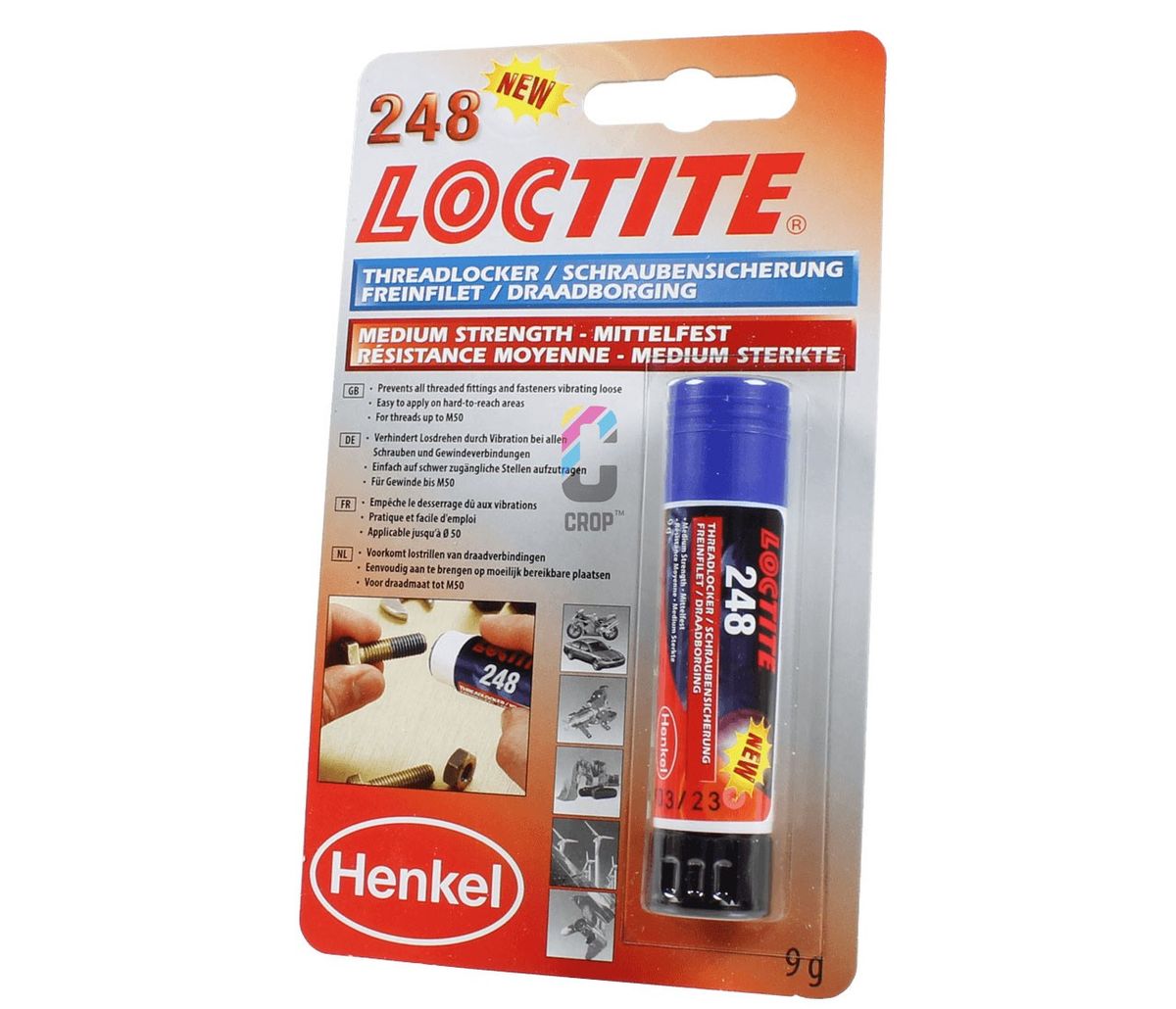 LOCTITE 248 Schraubensicherung Stift blau 9 Gramm - Mittelfest Kaufen? -  CROP