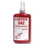 Freinfilet liquide marron à résistance moyenne LOCTITE 542 - flacon 250ml