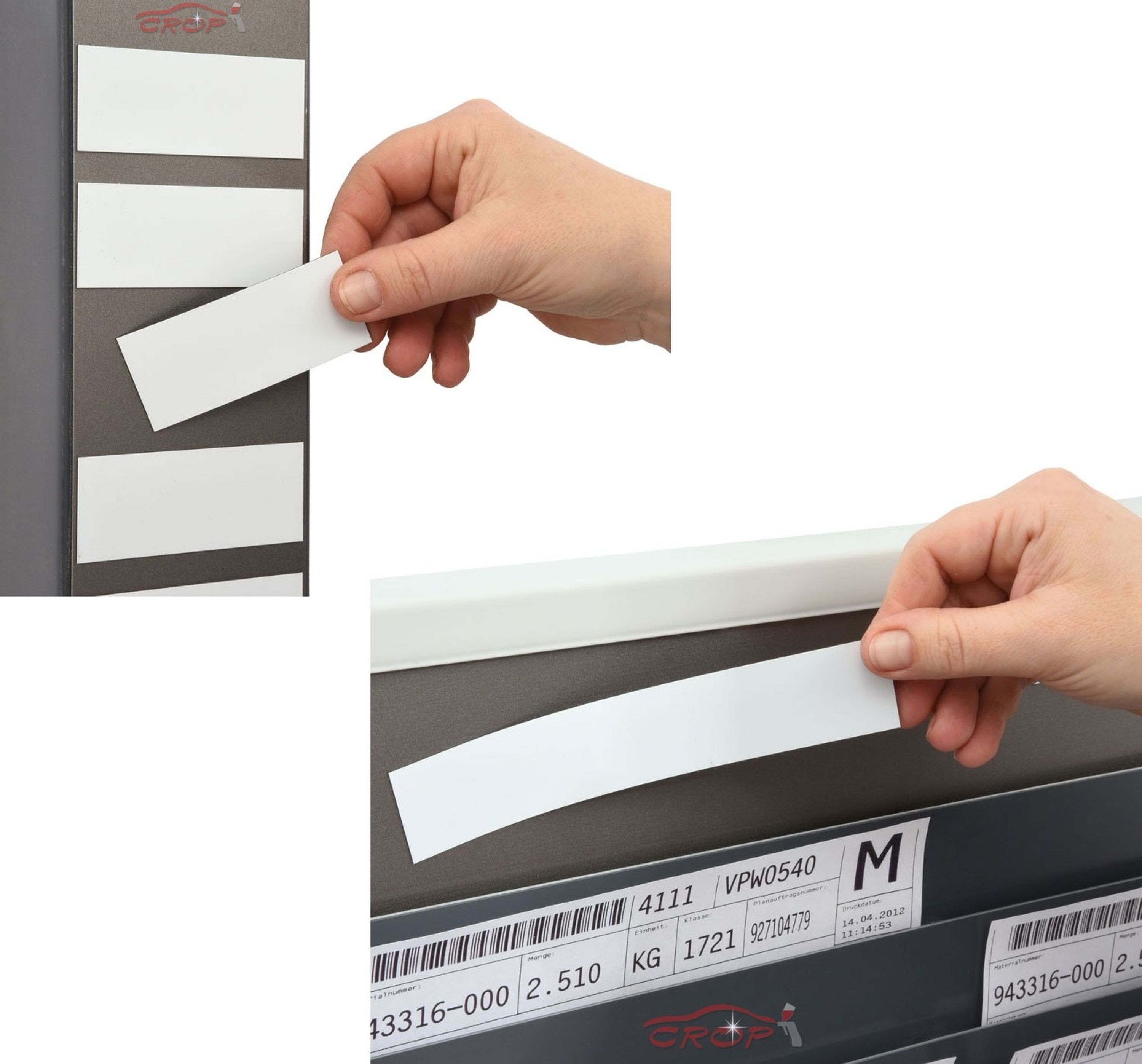 Buy Magnetic inscription labels for Card Sorting Boards? - CROP