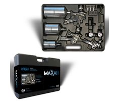 EURO-GUN 9-teiliges Fließbecher Lackierpistolen Set