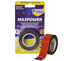 HPX Max-Power OUTDOOR Dubbelzijdig Tape Zwart - Extreem Sterk