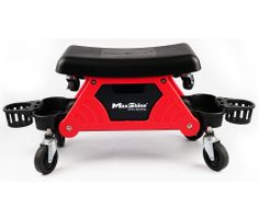 MaxShine Car Detailing Creeper BLACK - Workshop Stool on Wheels