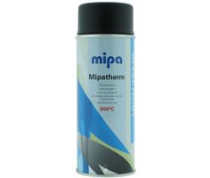 MIPA Mipatherm Black Heat Resistant Paint 400ml aerosol