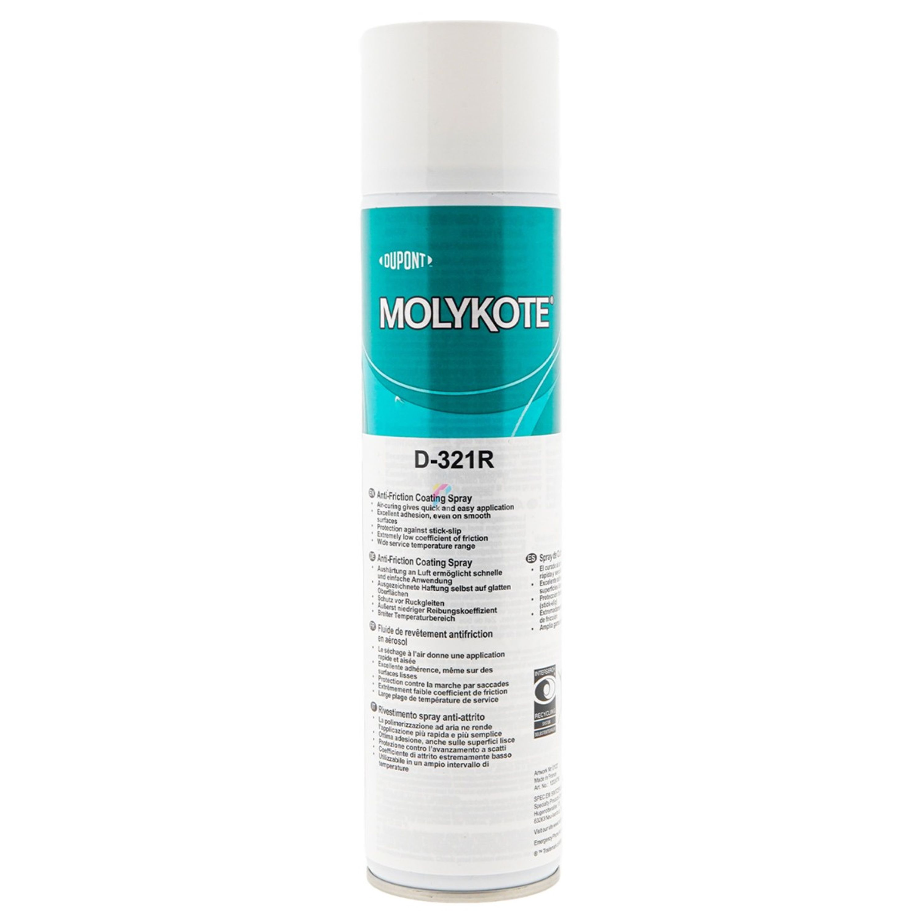 Buy MOLYKOTE D-321R Dry Film Lubricant spray 400ml - Assembly