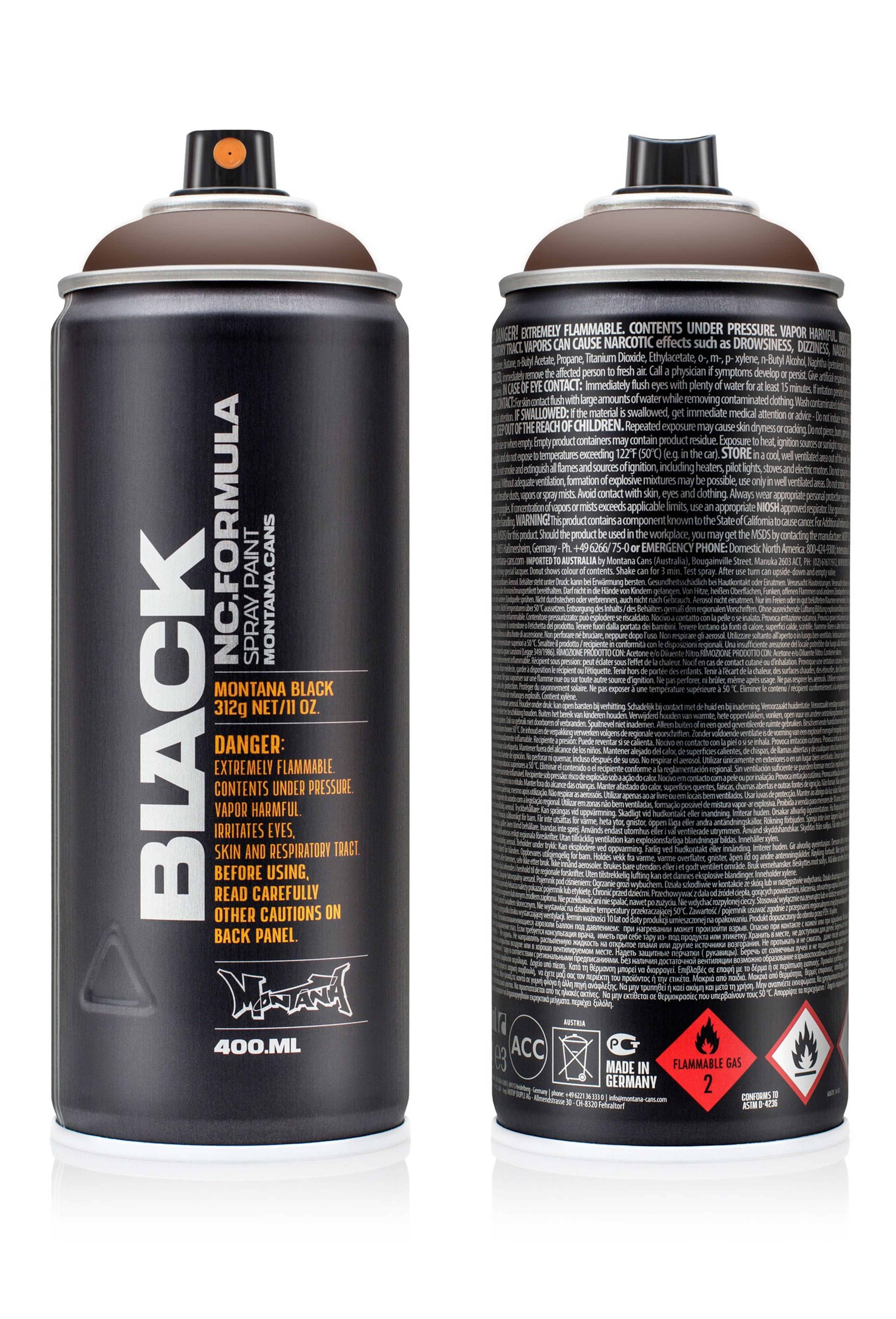 Buy Montana BLACK 8260 Mud Spray paint 400ml? - CROP