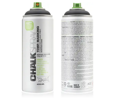 Montana CHALK - Chalk paint BLACK spray can 400ml