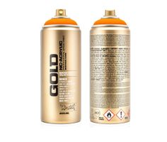 Peinture fluorescente ORANGE Montana GOLD aérosol 400ml