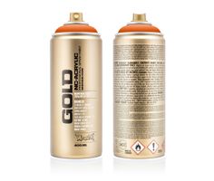 Montana GOLD G2080 Pure Orange Spray paint 400ml