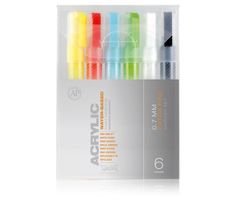 Montana Marqueur Acrylique 0.7mm Set De 6 Pièces