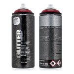 Bombe de peinture à effet pailleté ROUGE Montana 400ml