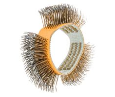 Monti MBX Spazzola a Nastro In Acciaio Al Carbonio Medio - Oro 10pz - 23mm