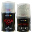 MoTip 2K Polyester Repair Set with Fibreglass mat + Hardener