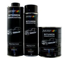 MoTip Bitumen Revestimiento de bajos Negro