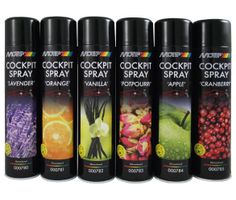 MoTip Car Care Black Cockpitspray High Gloss / Hoogglans met een geurtje / 600ml spuitbus