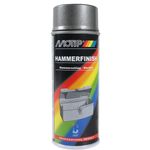MoTip Hamerslag-färg GRÅ sprayburk 400 ml