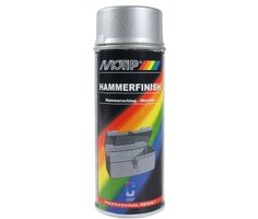 MoTip Hammerfinish Spray Paint 400ml - SILVER