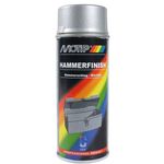 MoTip Hamerslag-färg SILVER, sprayburk 400 ml