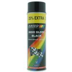 MoTip Hoogglans Zwart spuitbus 500ml