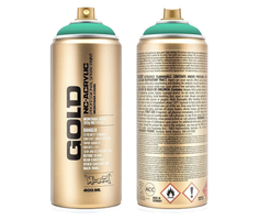 Montana GOLD Fluoreszierende Farbe CYAN Spraydose 400ml