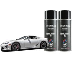Pearl White spray paint - 2 aerosol