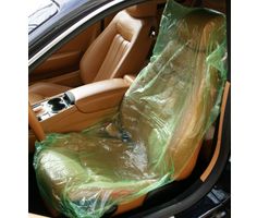 CROP Fundas de plástico para asientos de coche - 500 unidades en rollo