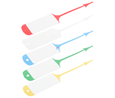 POLYART Key Labels with Fixed Plug Strip per 1000 pieces