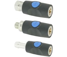 Prevost ISI-06 Snelkoppeling 6mm - Blauwe drukknop