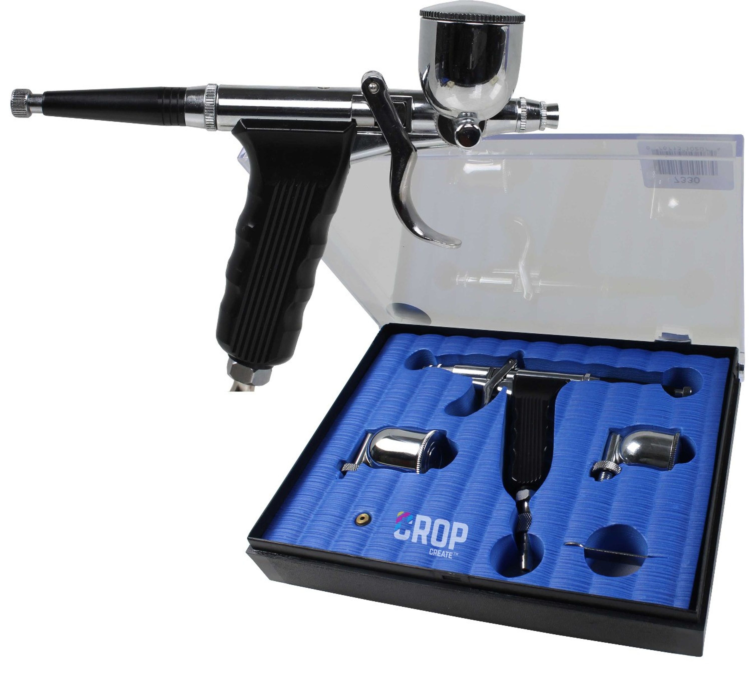 PRO-TEK 7330 Airbrush Verfspuitpistool 0,35mm (incl 2 bekertjes