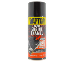 Raptor Engine Enamel - Motorblockfarbe SCHWARZ Seidenglanz Spraydose 400ml