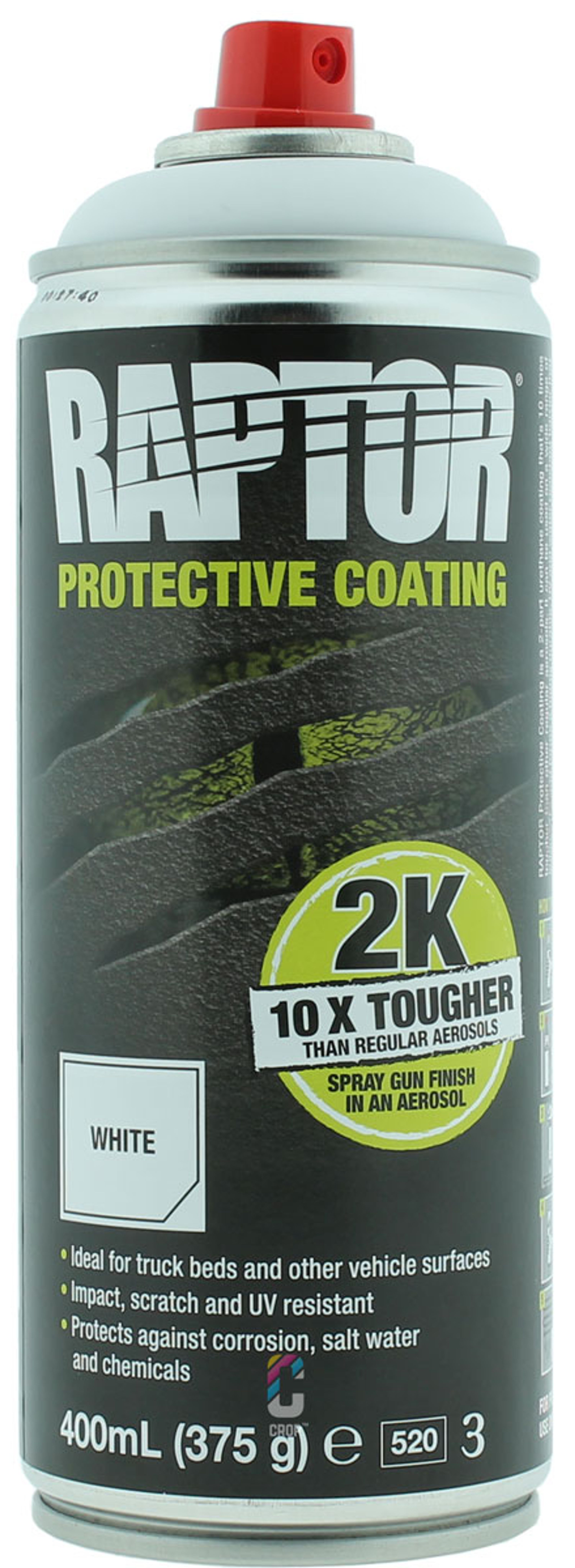 Raptor Liner 2K Bedliner Verf WIT spuitbus Kopen? - CROP