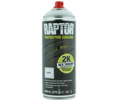 Raptor Liner White 2K Bedliner Coating - 400ml spray can