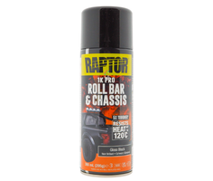 Raptor Roll Bar &amp; Chassis Paint NERO Lucido Spray 400ml