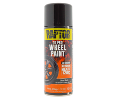 Raptor Vernice per cerchi - Vernice per cerchi NERO LUCIDO Spray 400ml