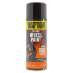 Raptor Wheel Paint – Fälgfärg SVART GLANS sprayburk 400 ml