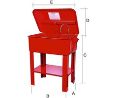 RODAC TL220N Onderdelenreiniger 75 liter
