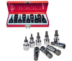 RODAC RA8674 Imbusowy Zestaw Nasadek Udarowych 1/2" (9 części)